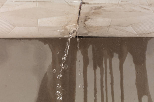 Professional Burst Pipe Cleanup technician working in Clever, MO